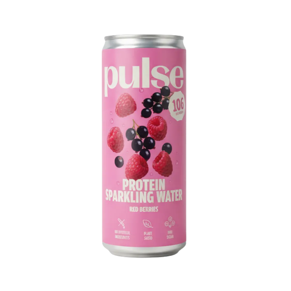 Pulse Protein Water Frizzante Frutti Rossi 330ml