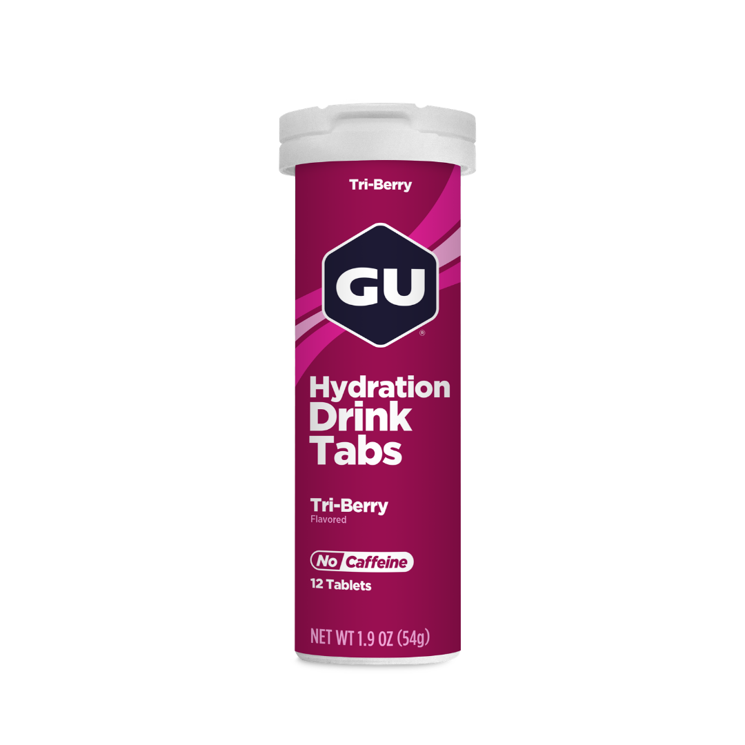GU Hydration Tabs pastiglie elettroliti fragola limone 4x12
