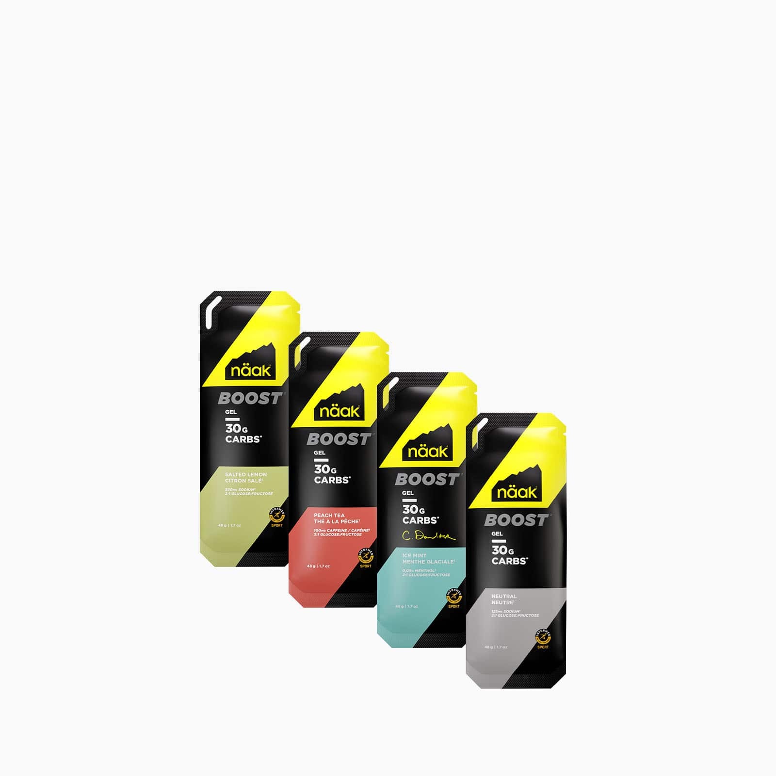 Näak Boost Gel 30 gel energetico Discovery Pack 4 gusti