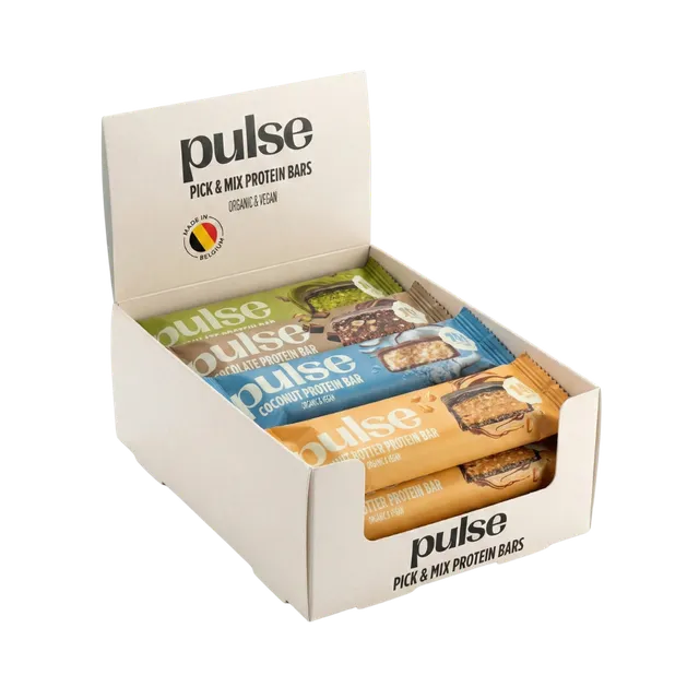 Pulse Protein Protein Bar barrette miste 12x50g 4 gusti vegan