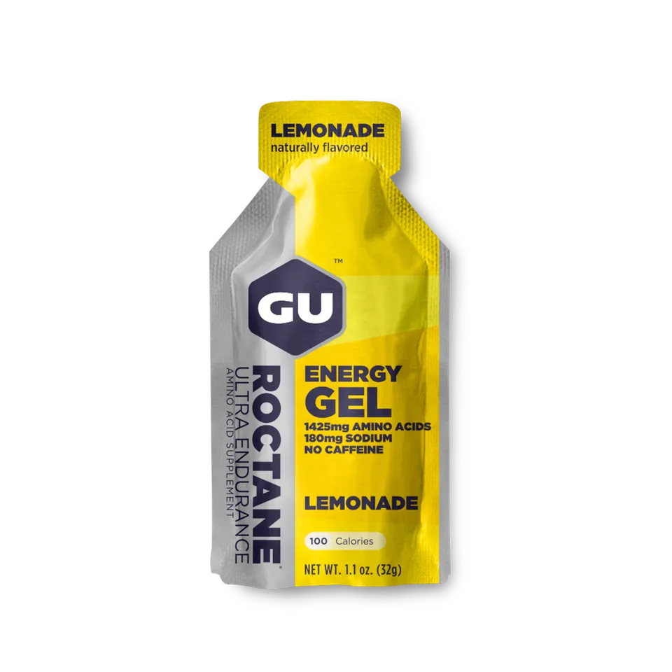 GU Roctane Energy Gel Cherry Lime gel box 24 aminoacidi