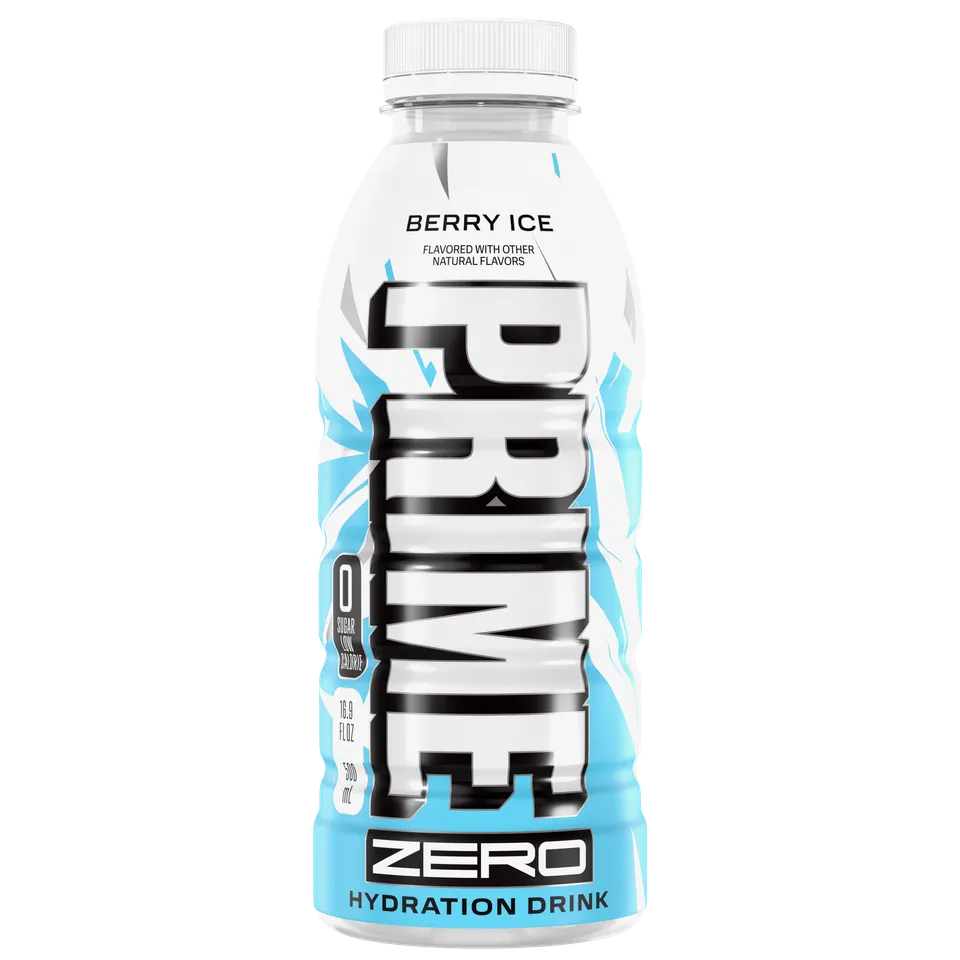 PRIME ZERO Berry Ice bevanda idratante elettroliti zero zuccheri