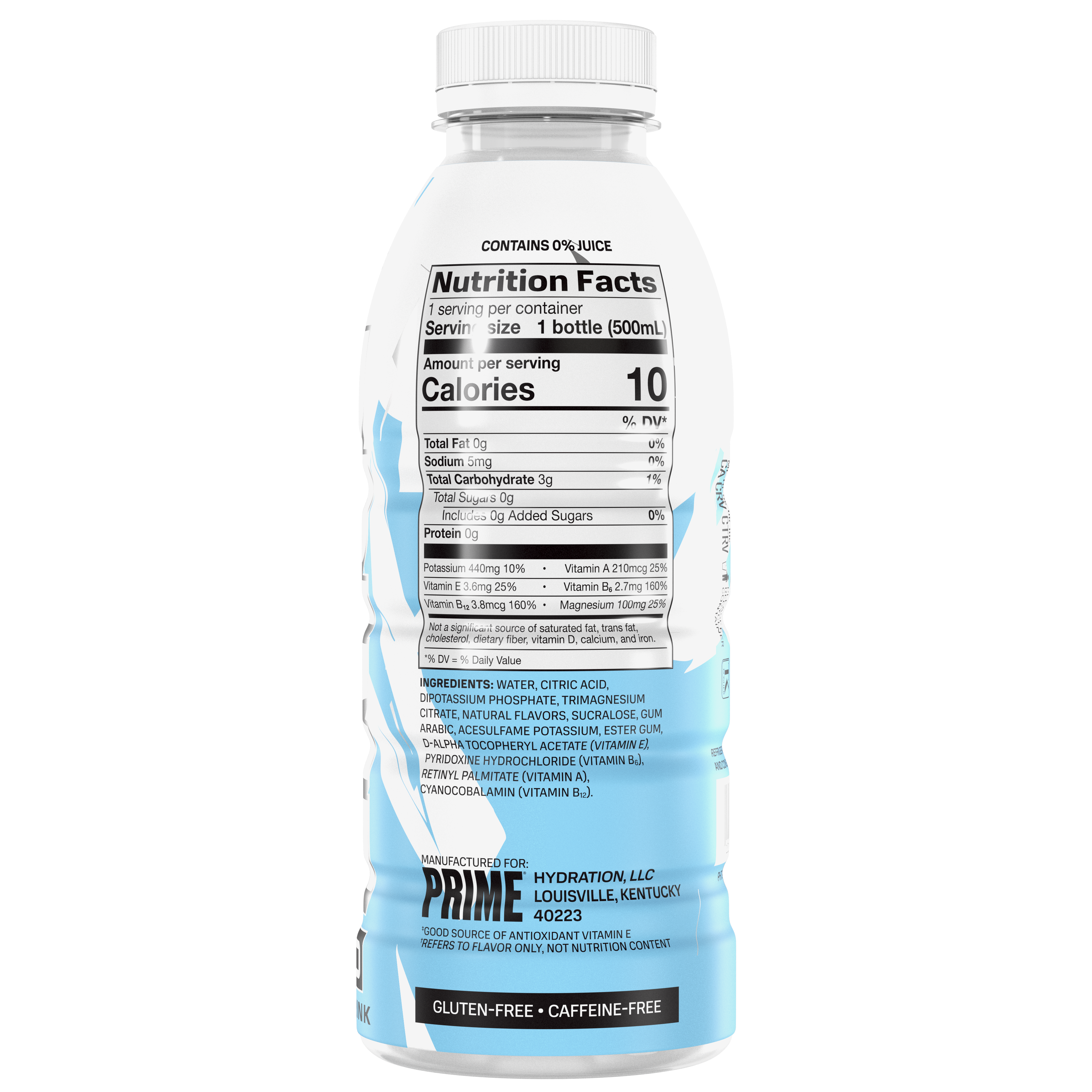PRIME ZERO Berry Ice bevanda idratante elettroliti zero zuccheri