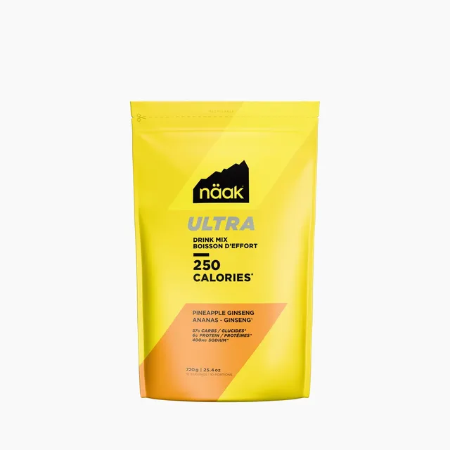 Näak ULTRA Drink Mix 250 Ananas Ginseng Busta 10 Porzioni