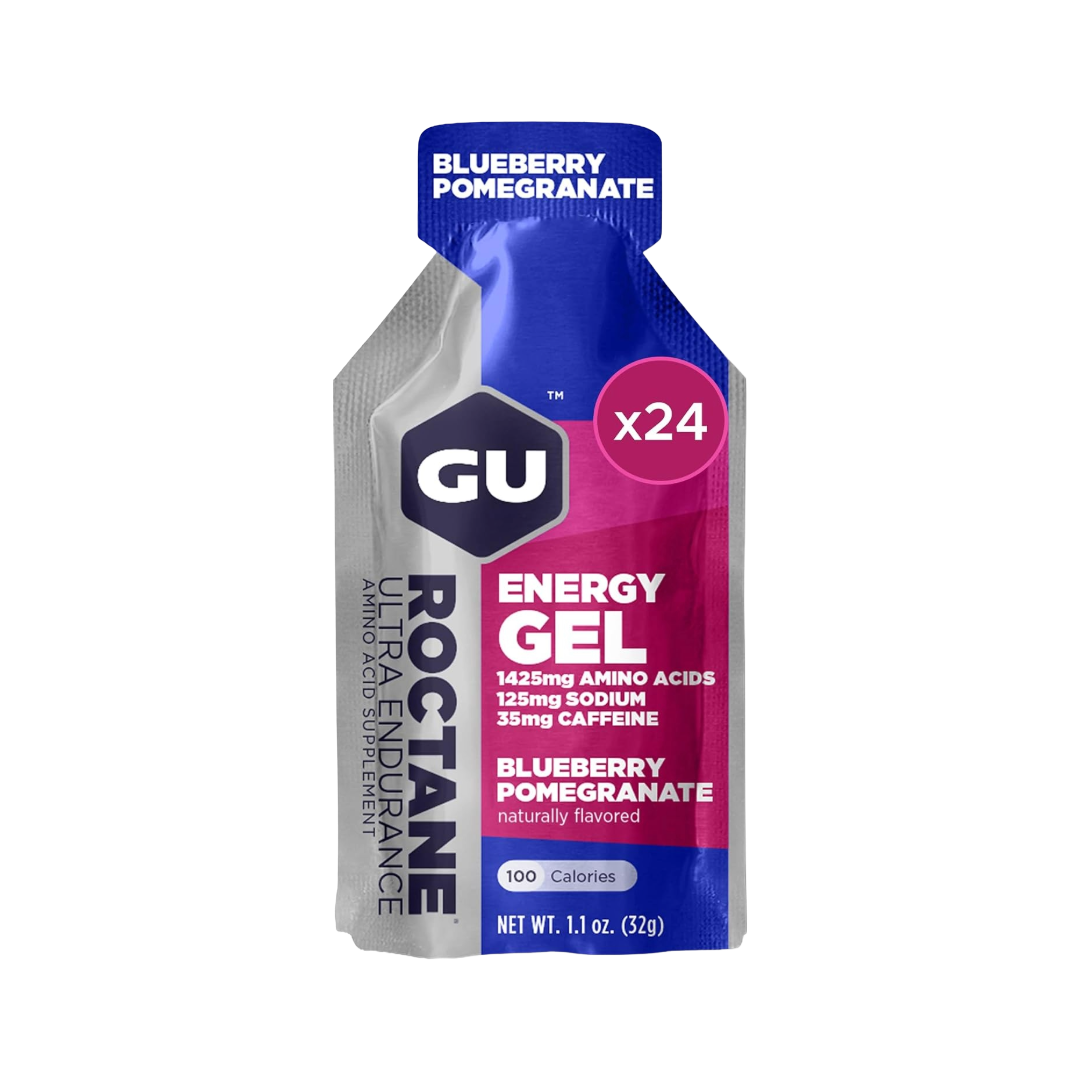GU Roctane Energy Gel Cherry Lime gel box 24 aminoacidi