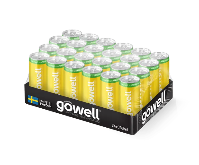 Gowell Funktionsdrycker Pineapple & Cactus bevanda funzionale 24x33cl senza zucchero