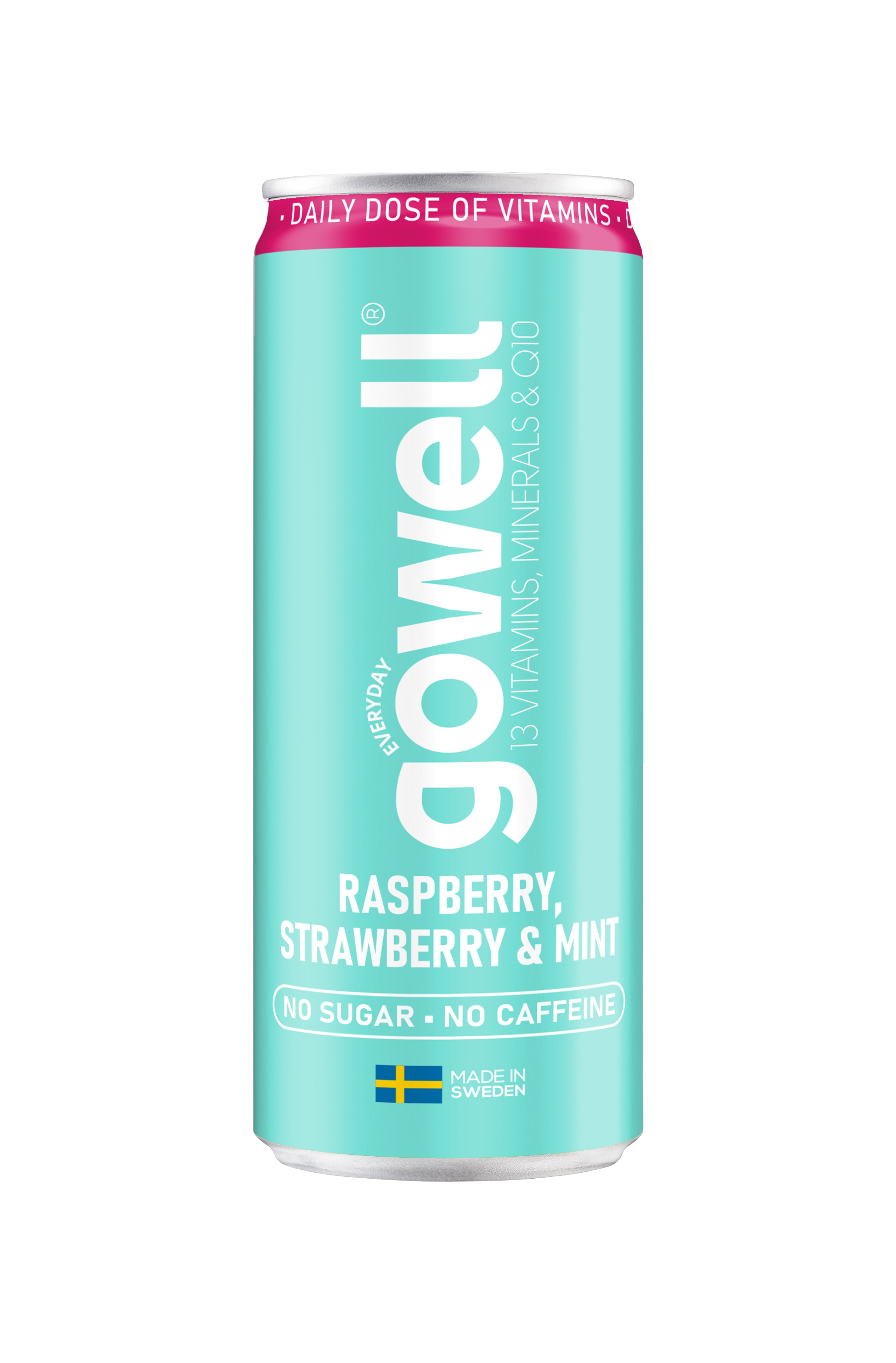 Gowell Lampone Fragola Menta bevanda funzionale 24x33cl