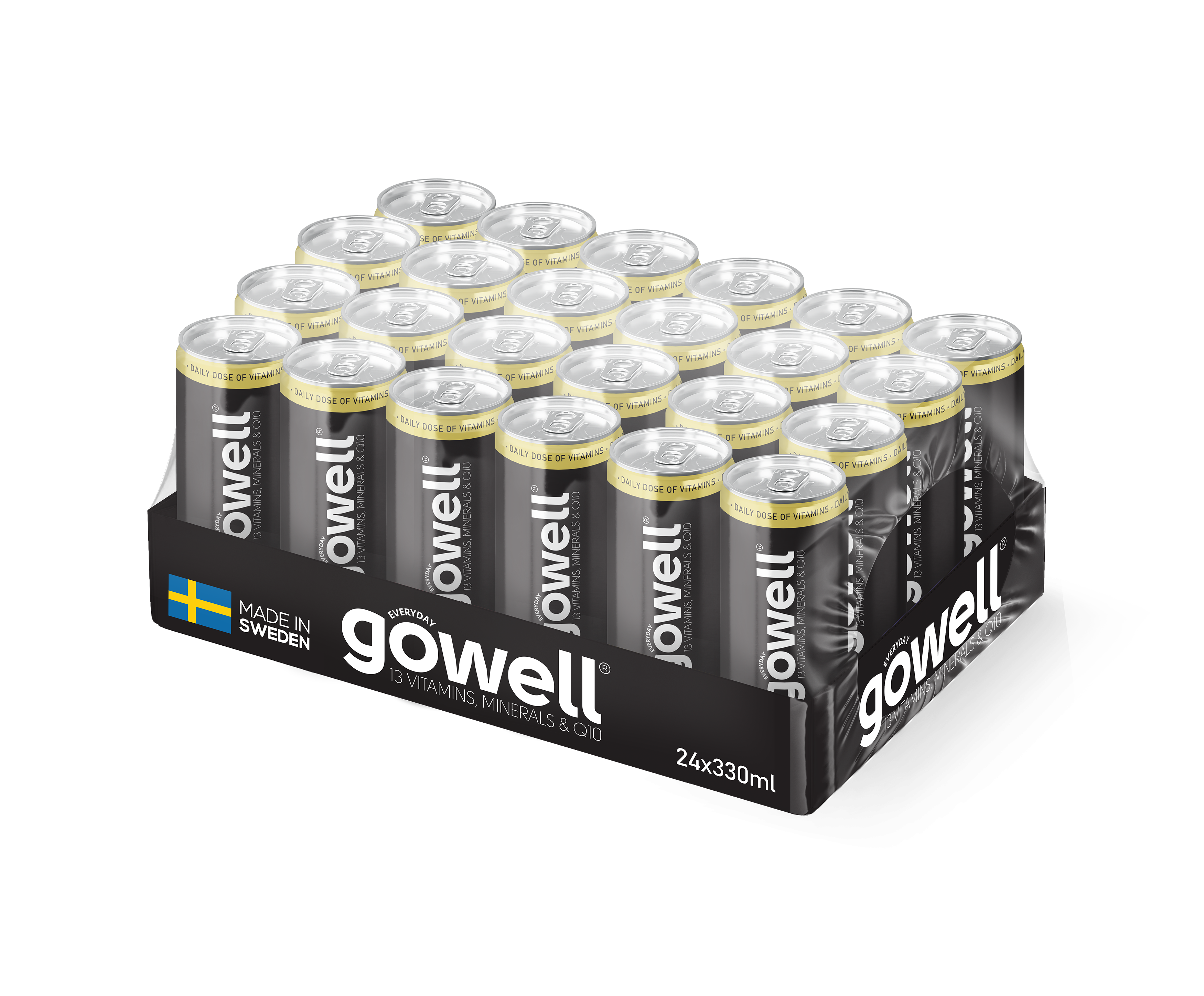 Gowell Funktionsdrycker Cola bevanda funzionale 24x33cl senza zucchero