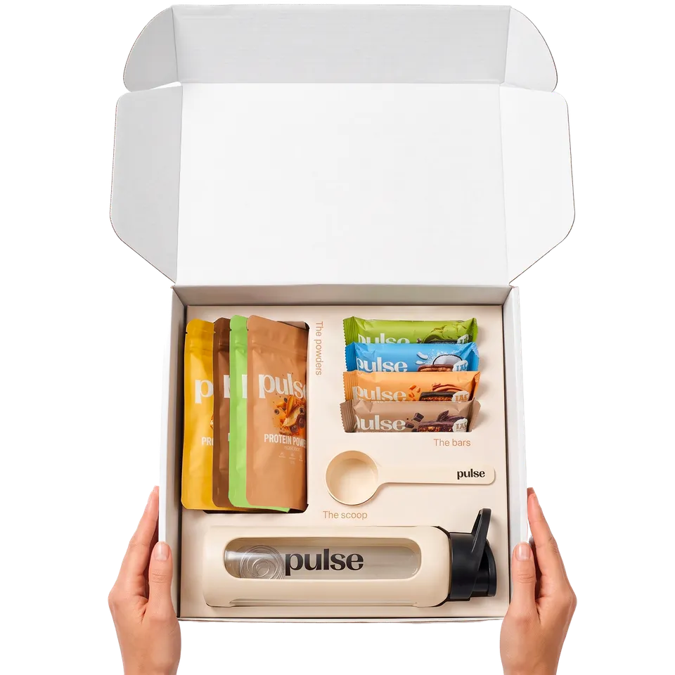 Pulse Packs Starter Pack kit proteico vegano con shaker