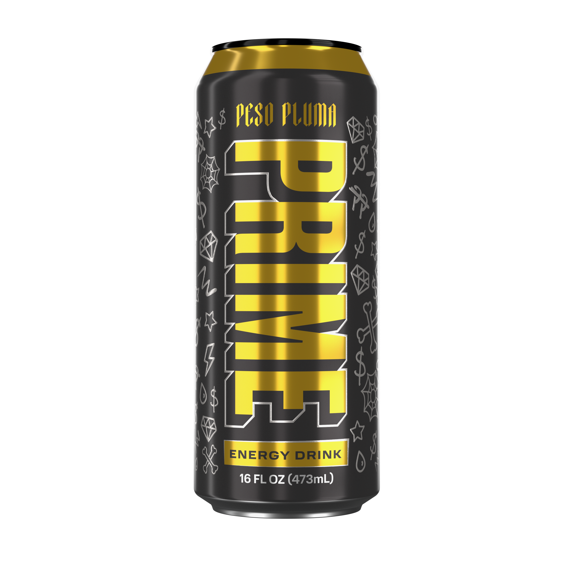 Prime Energy Peso Pluma energy drink 200mg caffeina lattina