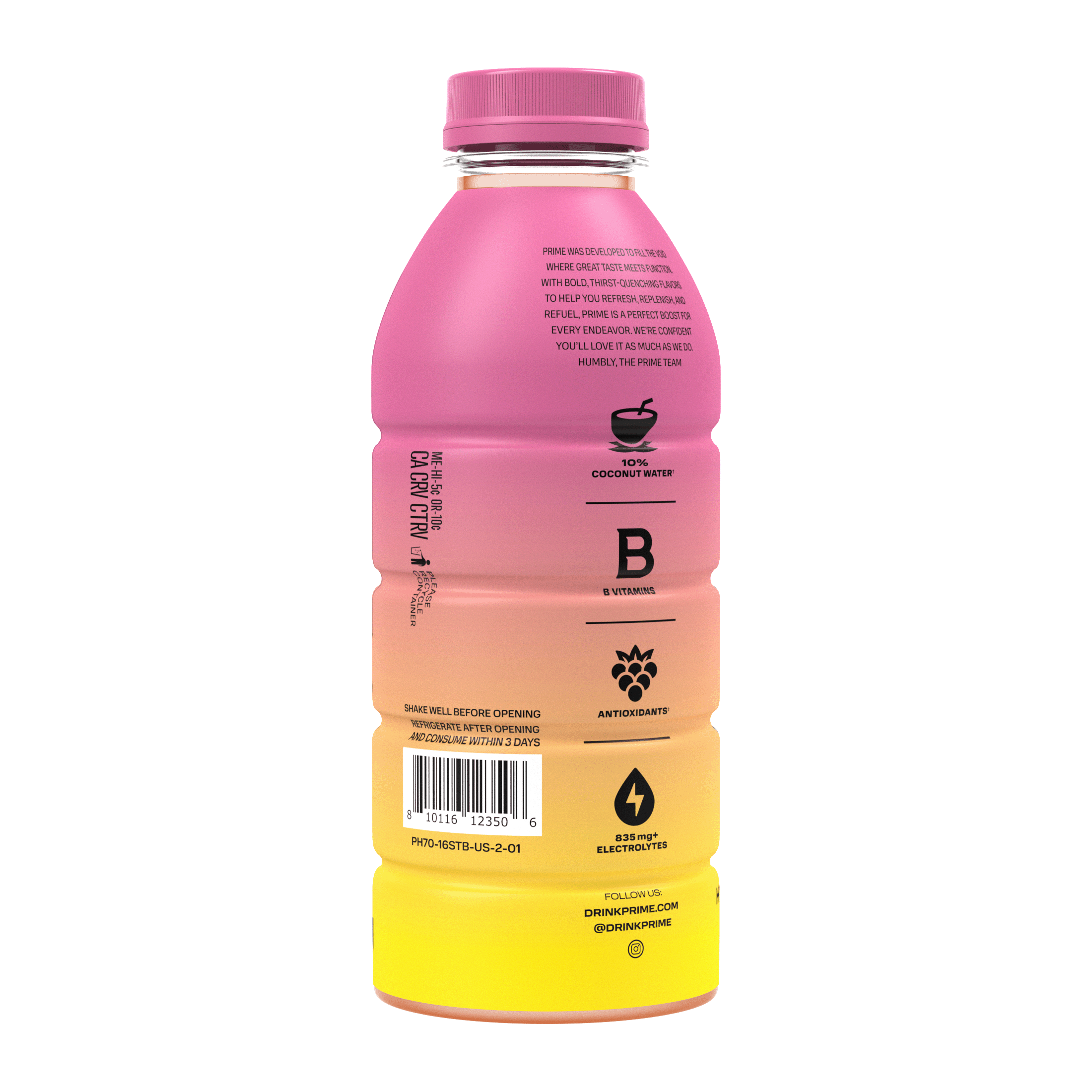PRIME Hydration Strawberry Banana bevanda fragola banana zero zuccheri