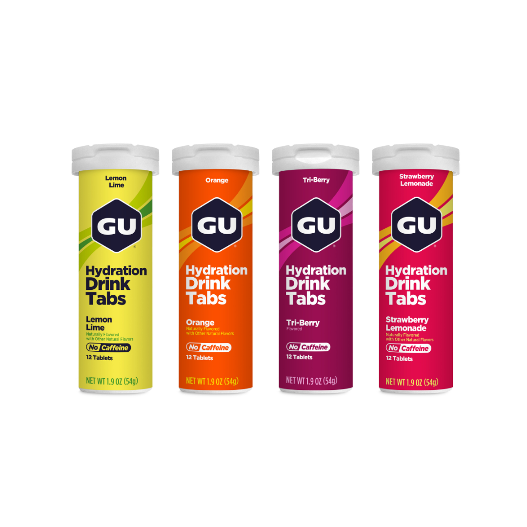 GU Hydration Tabs pastiglie elettroliti fragola limone 4x12