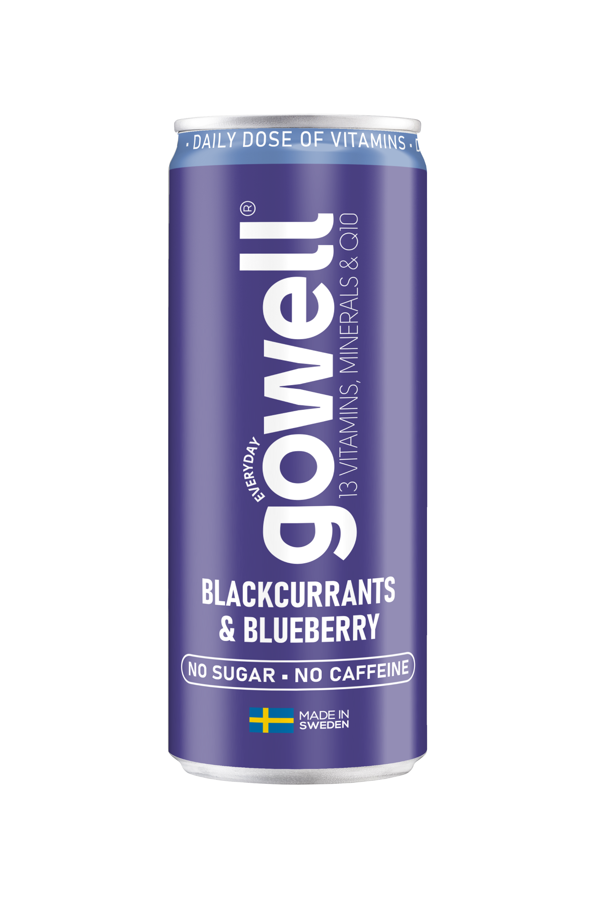 Gowell Funktionsdrycker Blackcurrants Blueberry bevanda 24x33cl