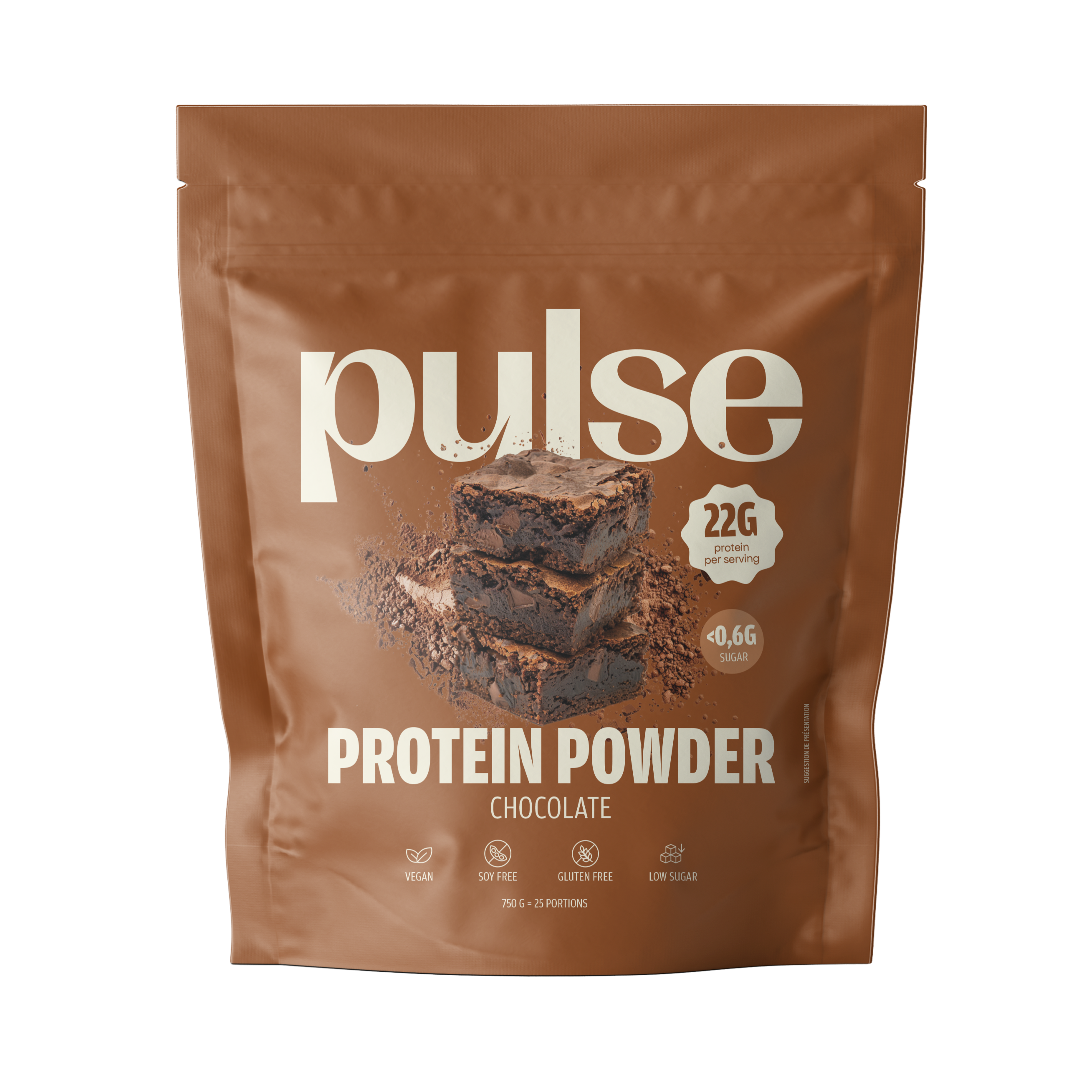 Pulse Protein Protein Powder Proteine Cioccolato 750g Vegane