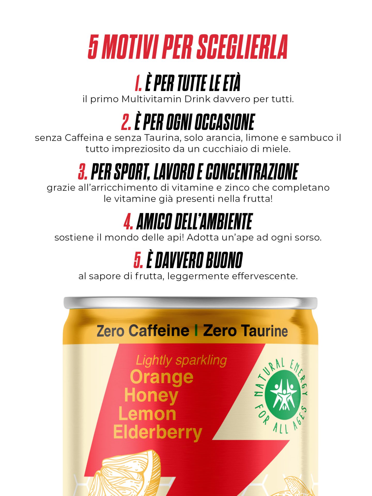 Hora Multivitamin Drink bevanda 24 lattine arancia