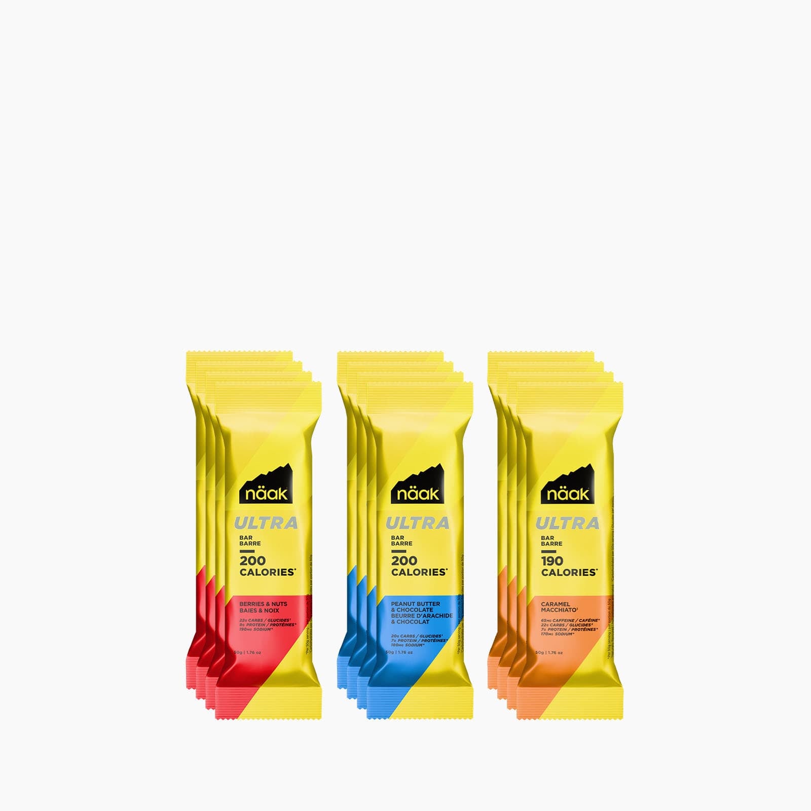 Näak ULTRA Bar variety pack 12 barrette energetiche miste