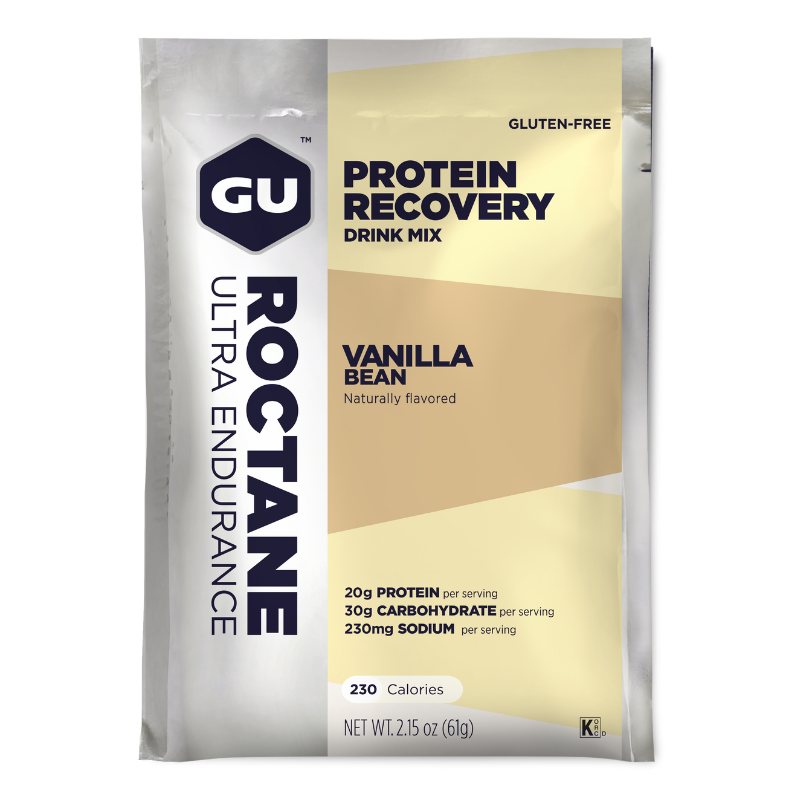 GU Roctane Protein Recovery Drink Vaniglia Box 10 whey