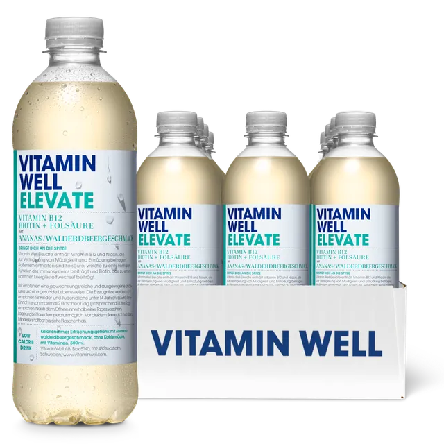 Vitamin Well Elevate Bevanda Magnesio 500 ml Recupero Muscolare