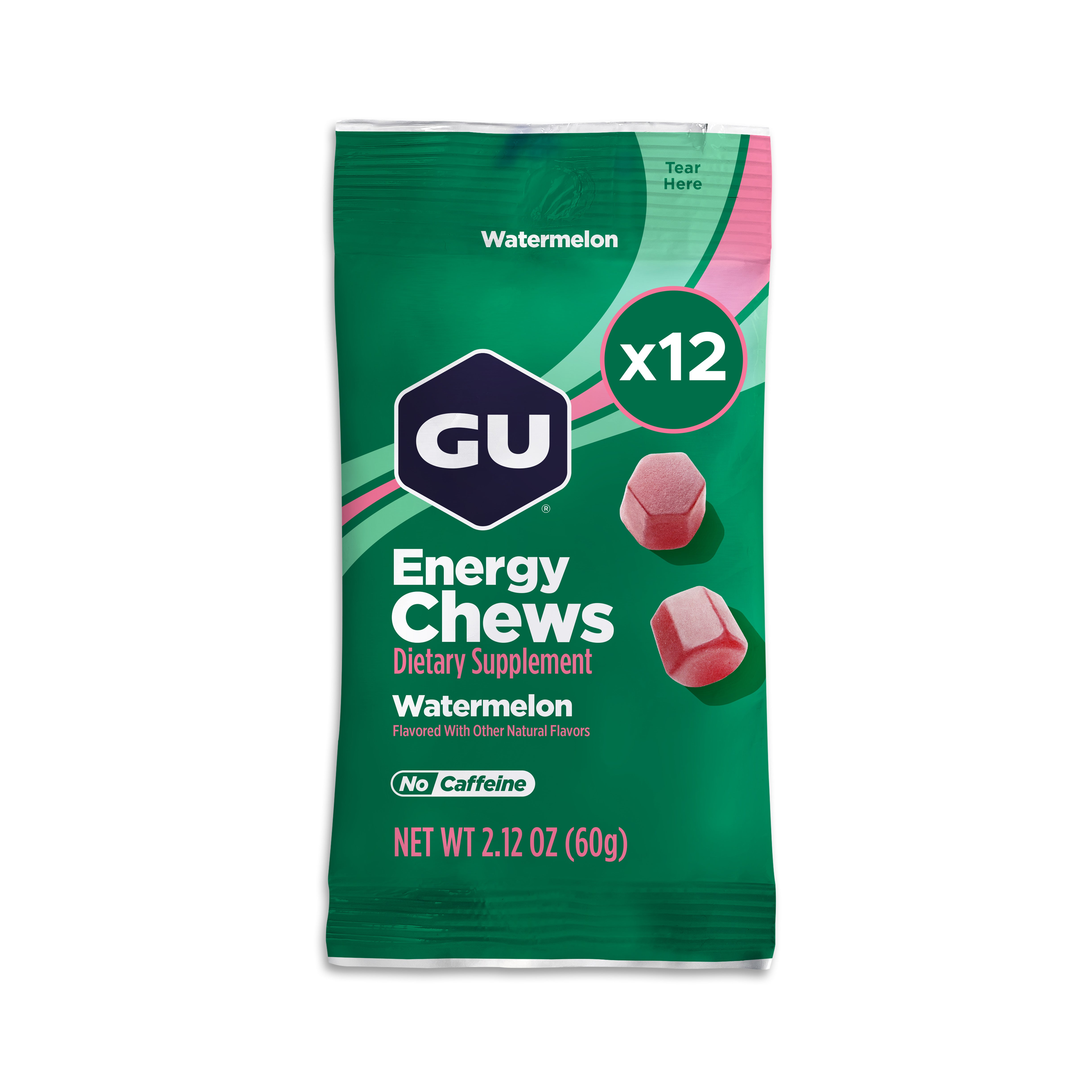 GU Energy Chews caramelle energetiche arancia 12 buste