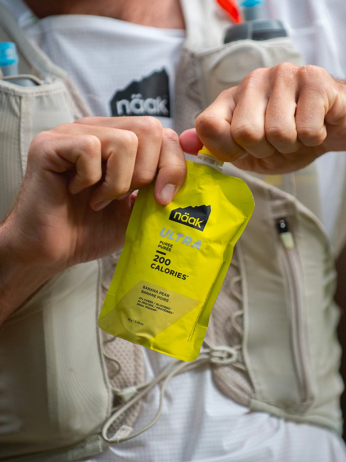 Näak ULTRA Puree 200 purea energetica banana pera singola