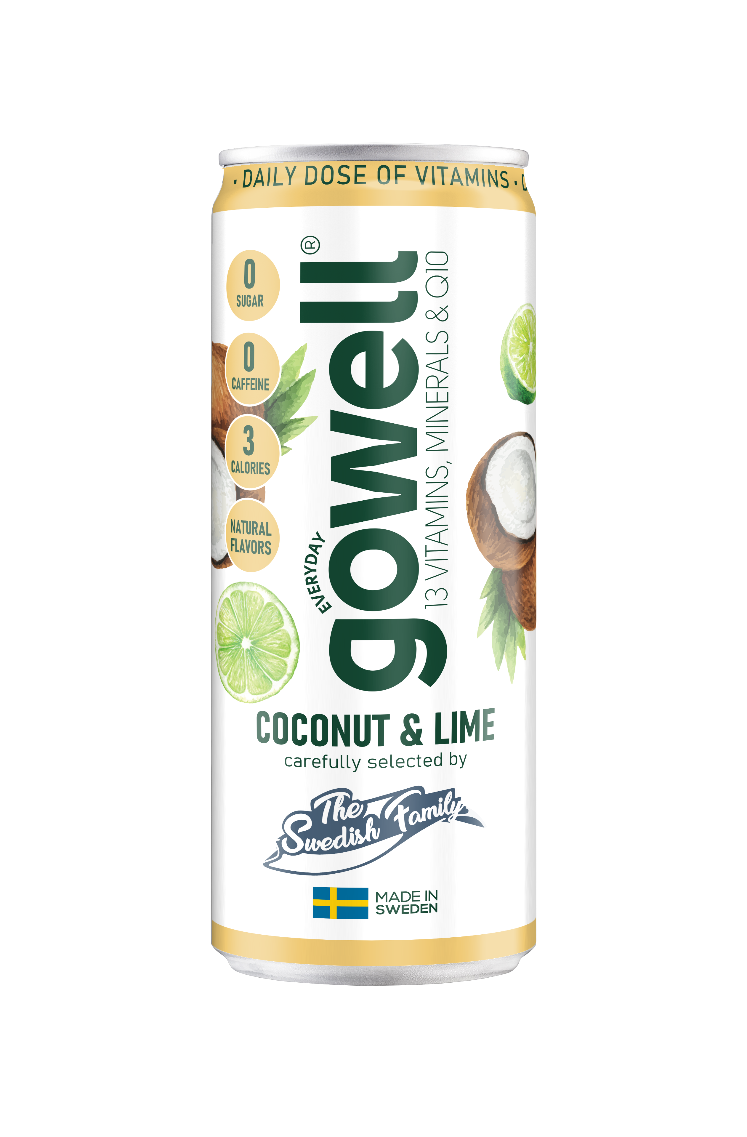 Gowell Cocco Lime bevanda funzionale 24x33cl senza zuccheri