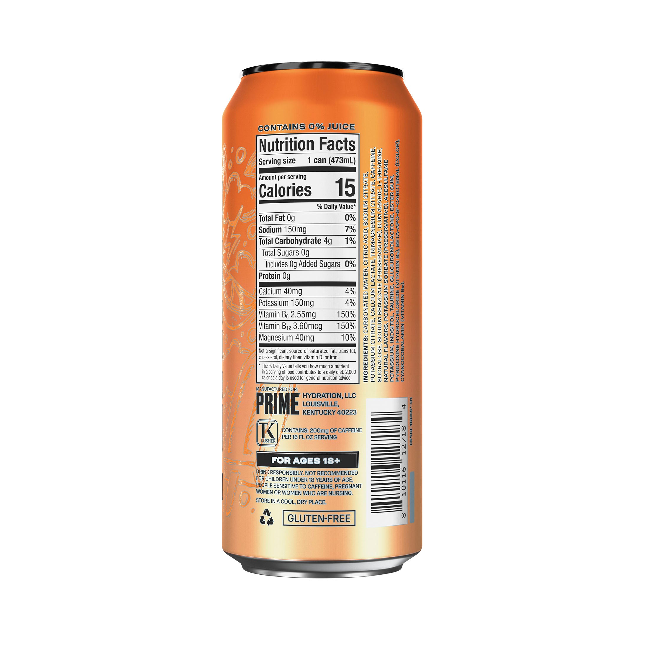 Prime Energy Drink Dream Pop Zero Zuccheri