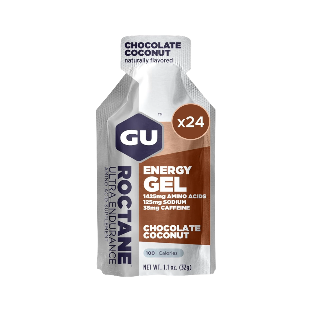 GU Roctane Energy Gel Cherry Lime gel box 24 aminoacidi