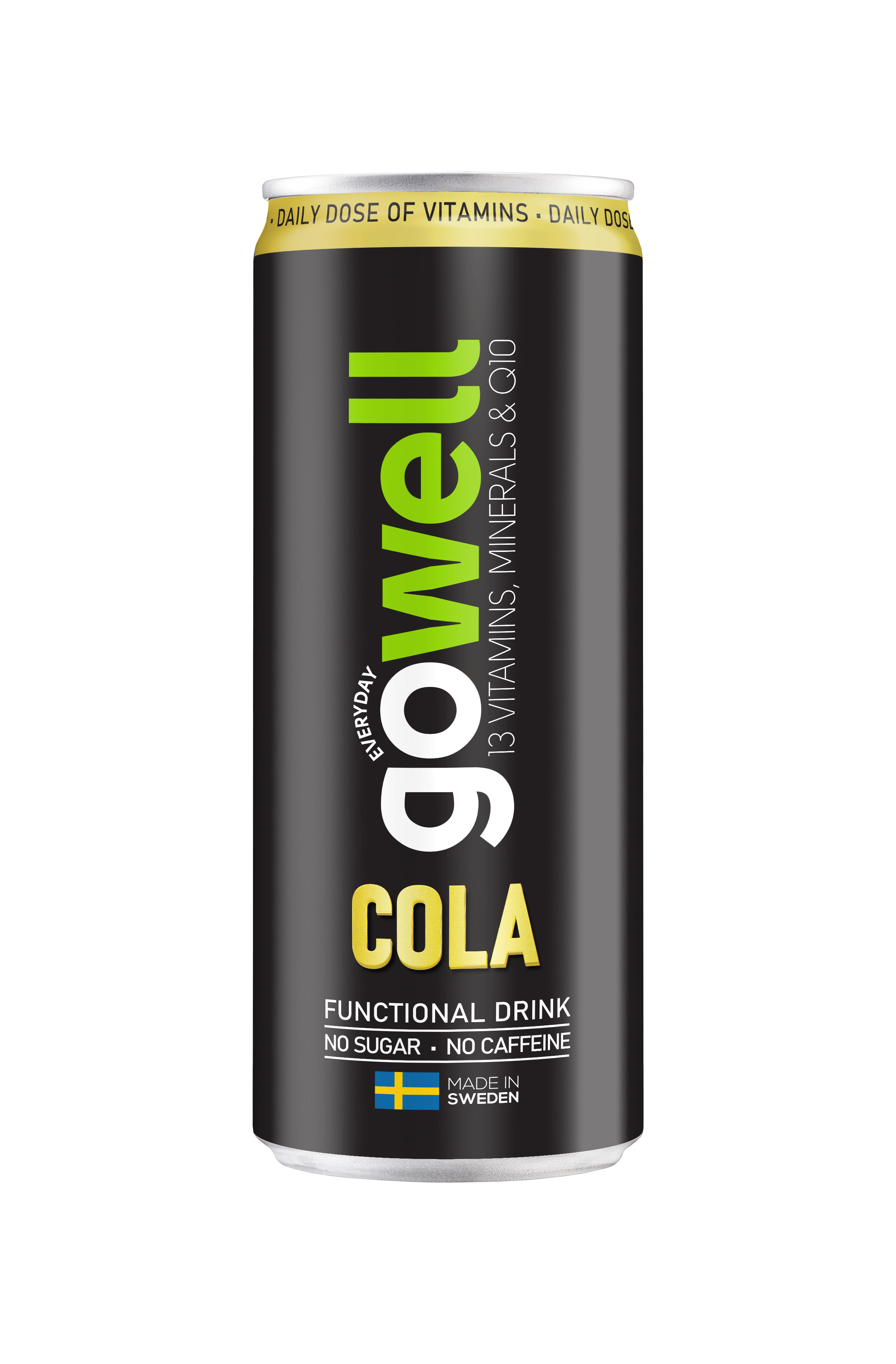 Gowell Funktionsdrycker Cola bevanda funzionale 24x33cl senza zucchero