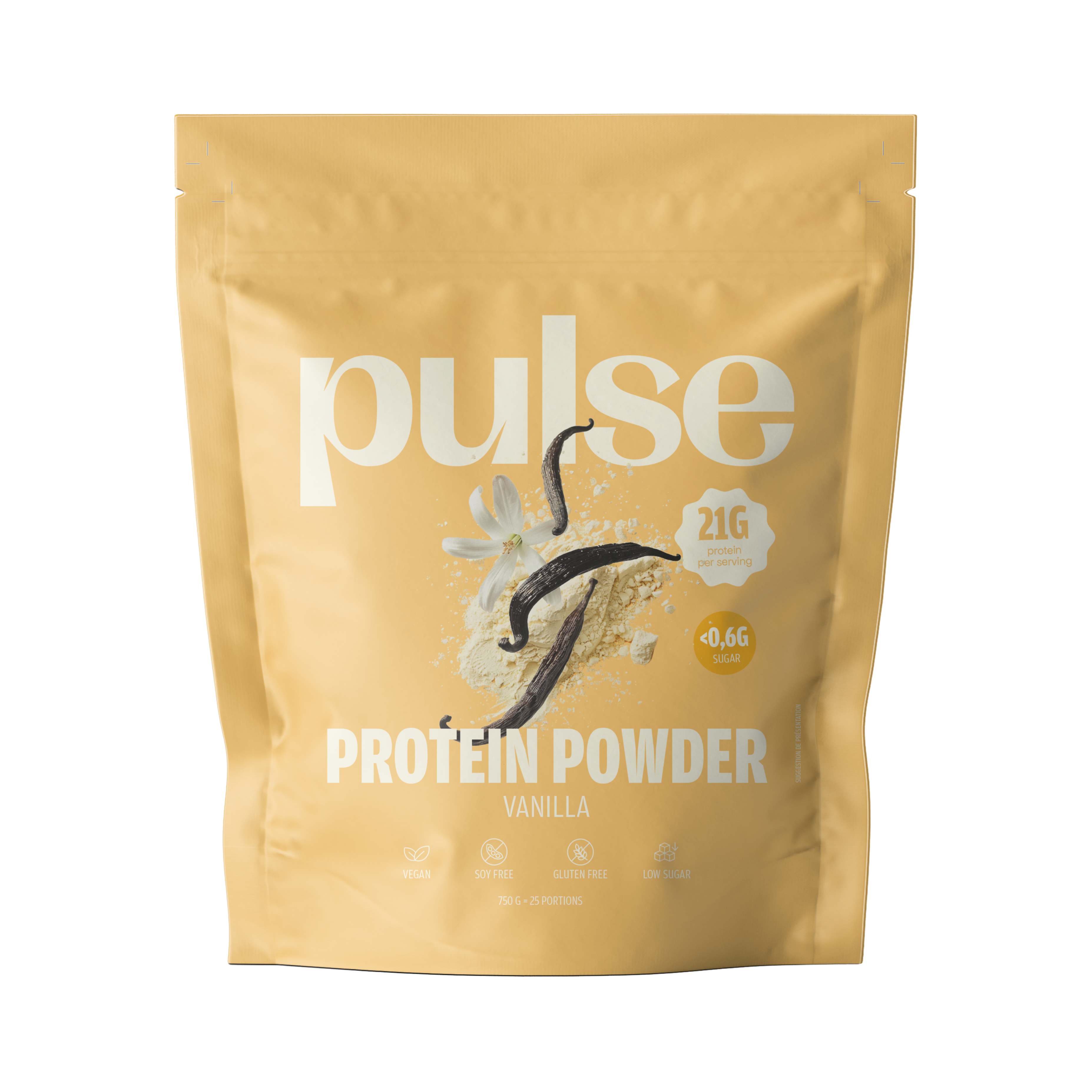Pulse Protein Protein Powder Proteine Vaniglia 750g Vegane