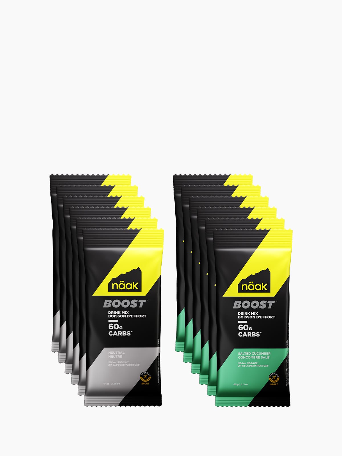 Näak UTMB Boost Drink Mix discovery pack 12 bustine