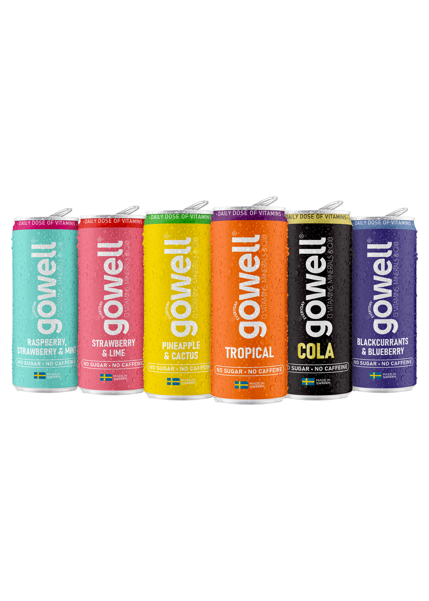 Gowell Funktionsdrycker Mix bevanda 6 gusti 24x33cl
