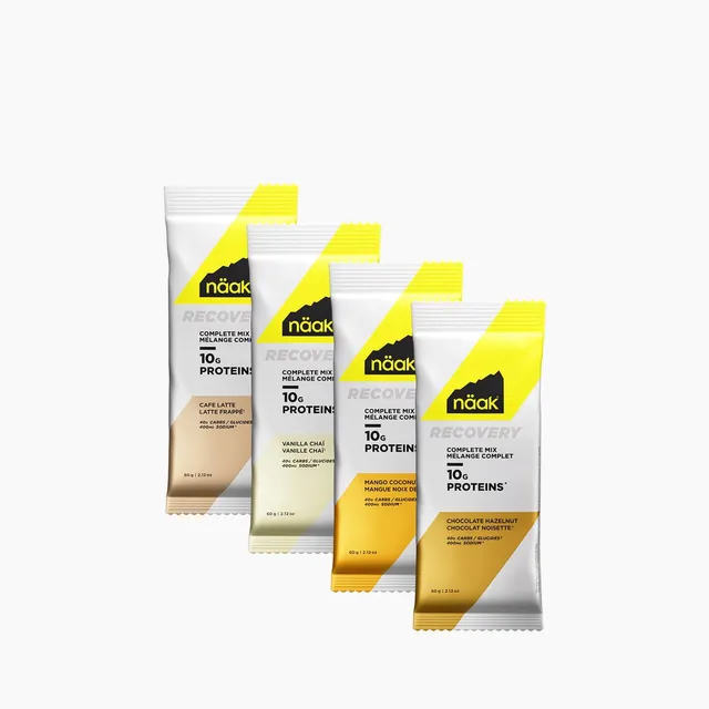 Näak Recovery Complete Mix shake Discovery Pack 4 gusti