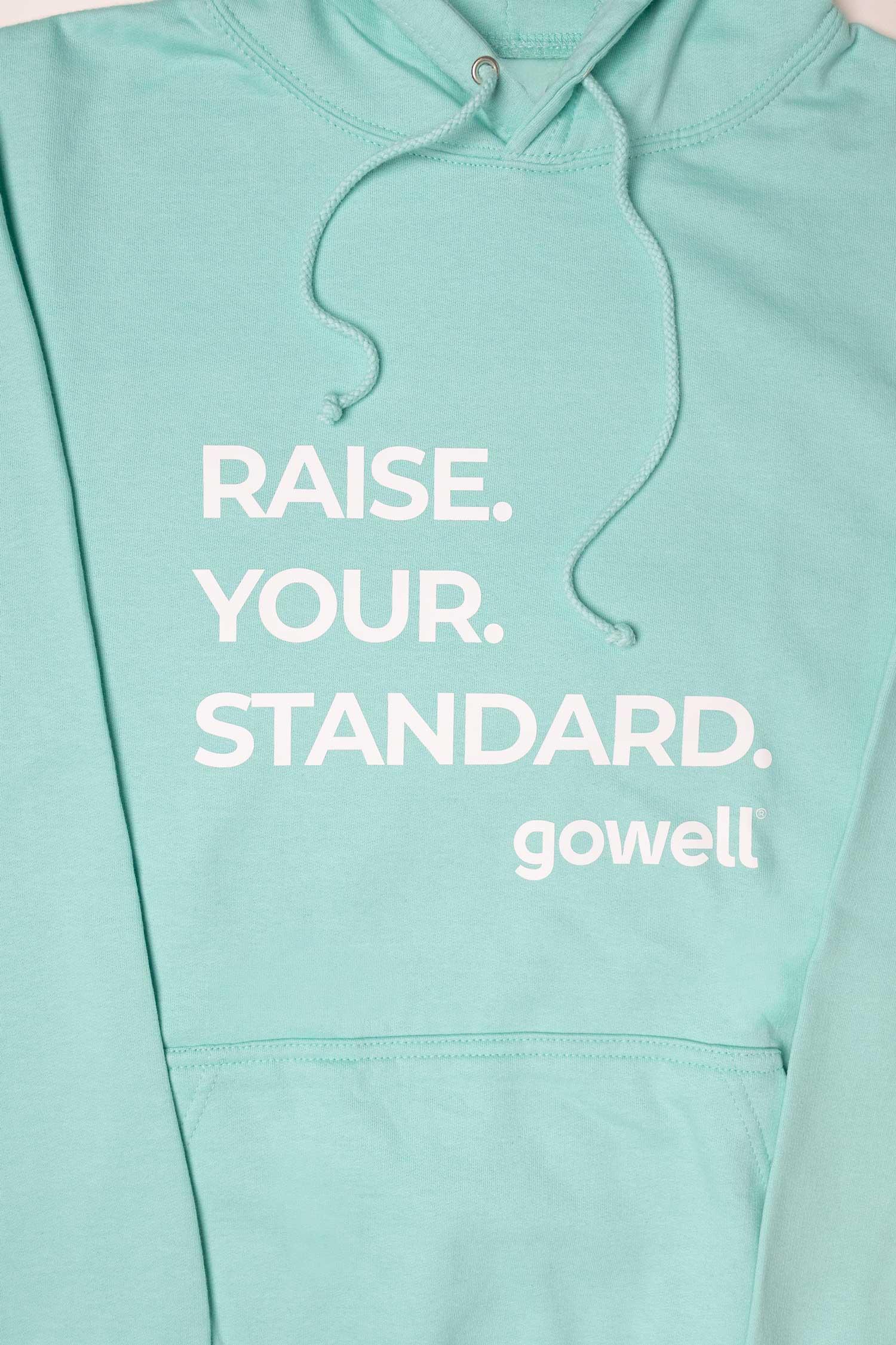 Gowell Hoodies felpa con cappuccio turchese cotone unisex