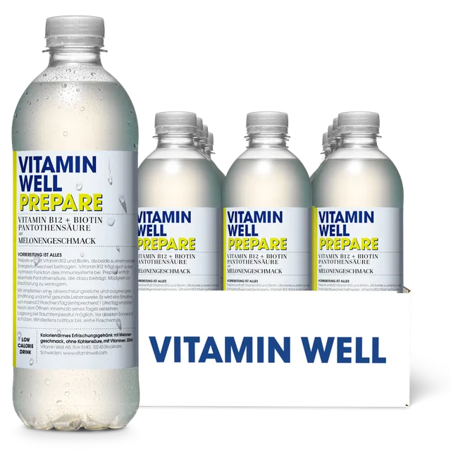 Vitamin Well Prepare Bevanda Energia 500 ml Vitamina B12