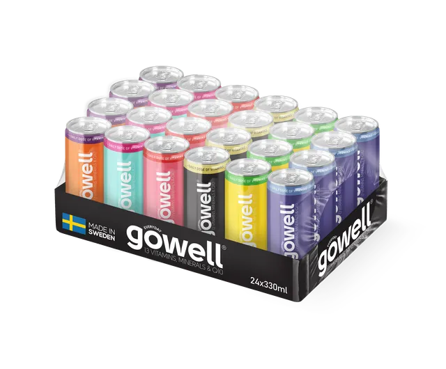 Gowell Funktionsdrycker Mix bevanda 6 gusti 24x33cl
