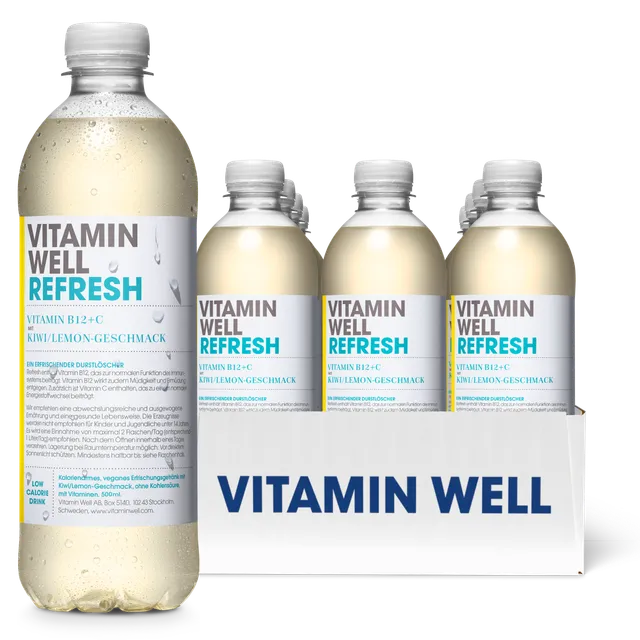 Vitamin Well Original Refresh Bevanda Vitaminica 500 ml Leggera