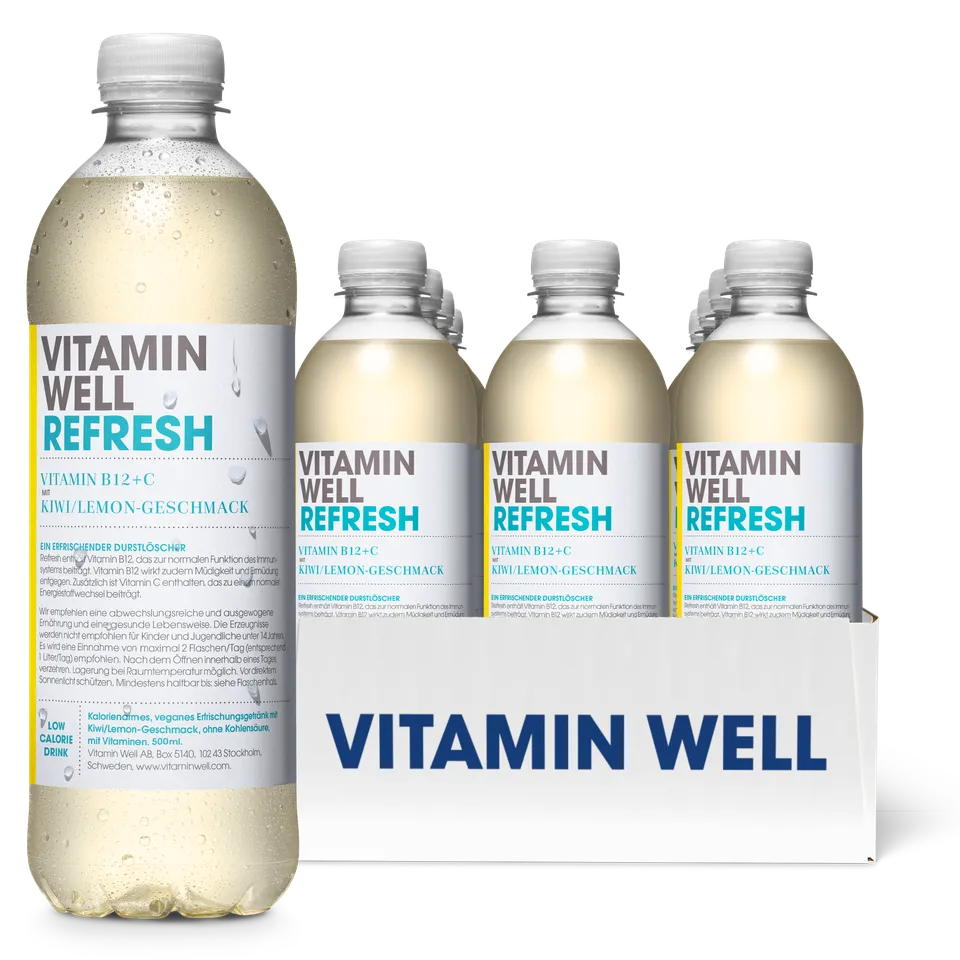 Vitamin Well Original Refresh Bevanda Vitaminica 500 ml Leggera
