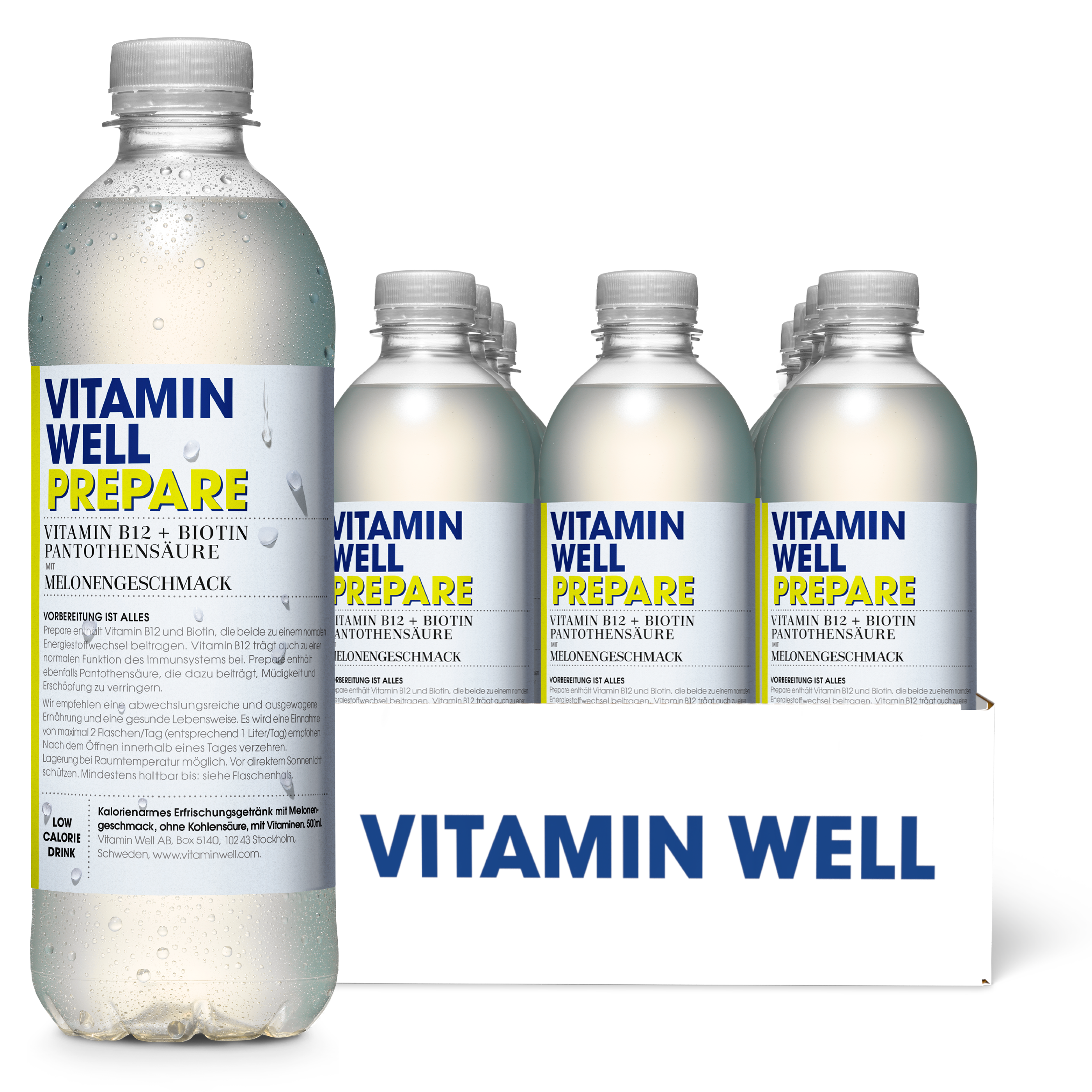 Vitamin Well Prepare Bevanda Energia 500 ml Vitamina B12