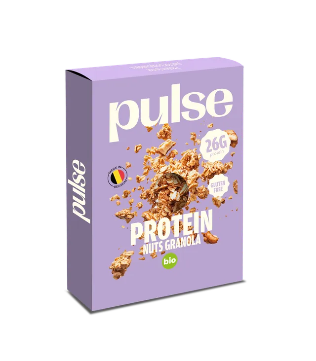 Pulse Protein Granola granola proteica nocciole bio 350g