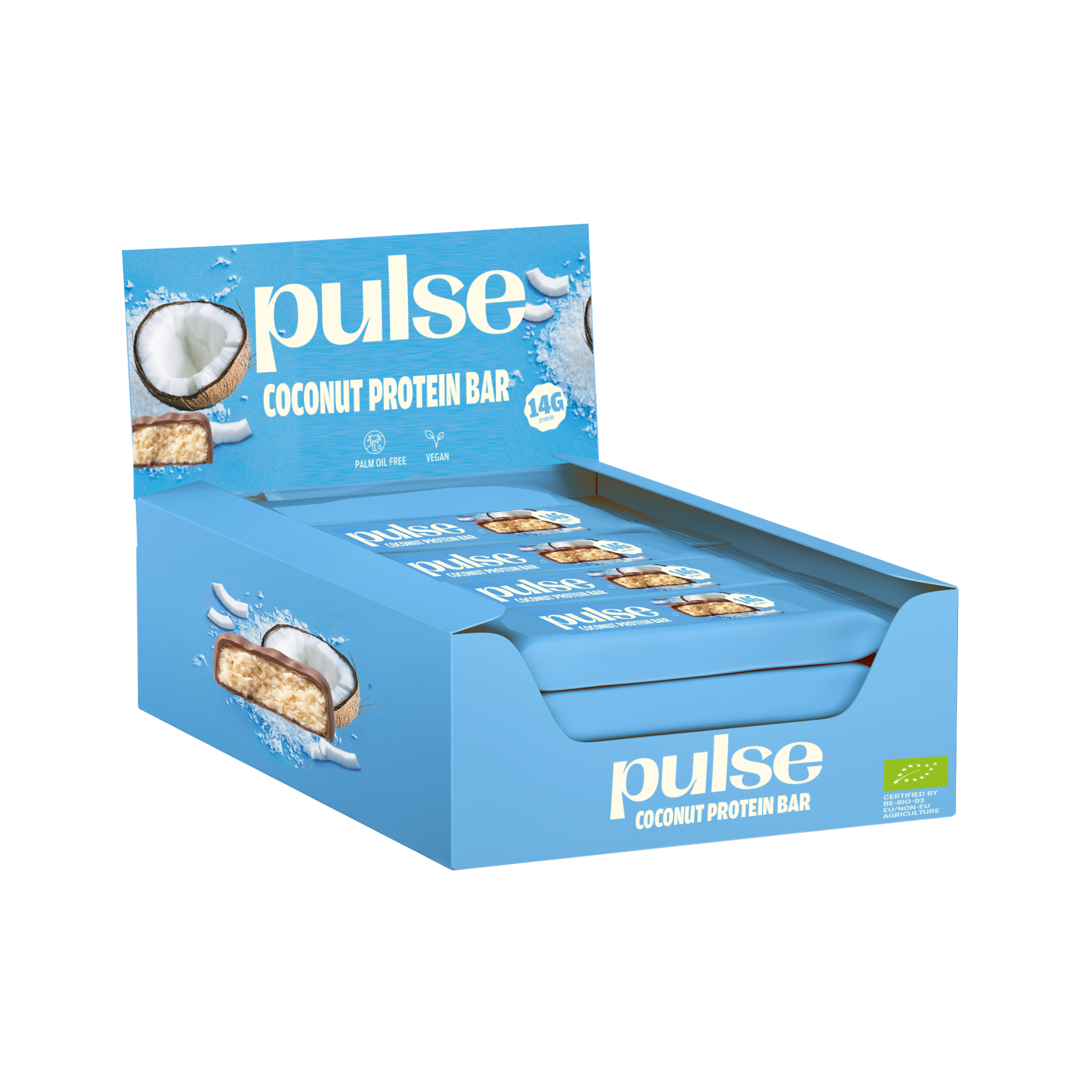 Pulse Protein Bar Barrette Cocco 12x50g Proteiche Vegane