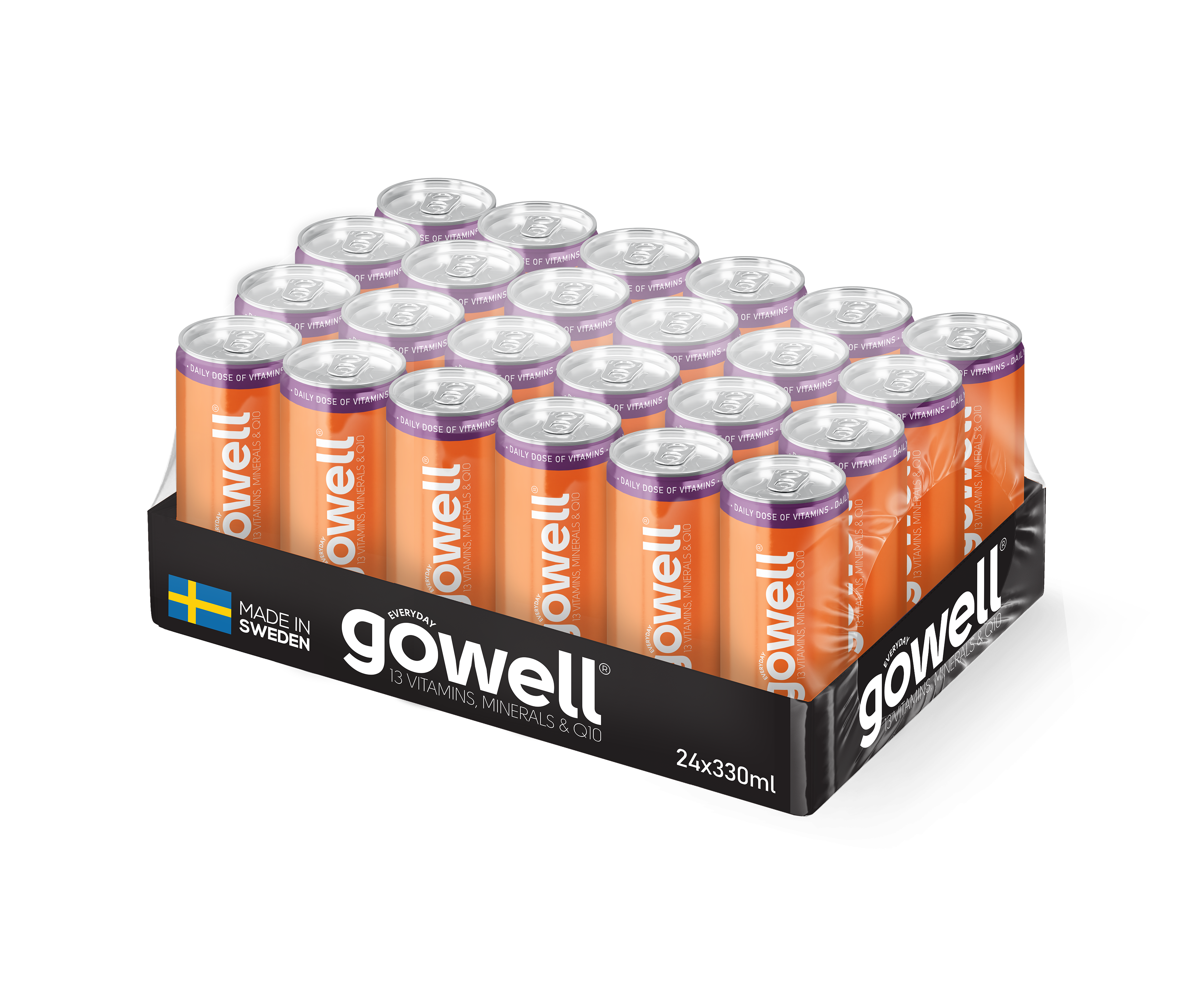 Gowell Funktionsdrycker Tropical bevanda 24x33cl vitamine
