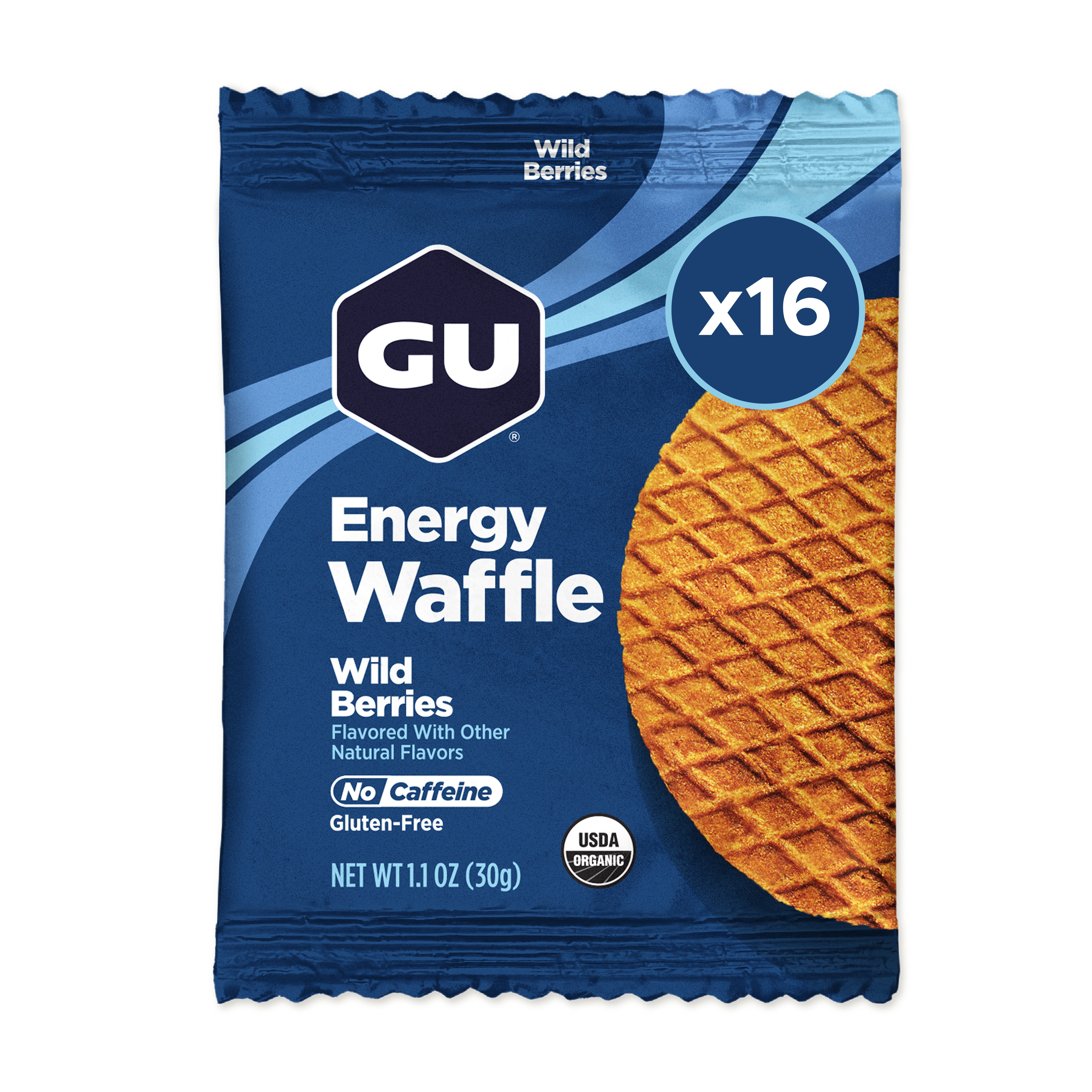 GU Energy Waffles Maple Cinnamon waffle energetico 16 pz bio