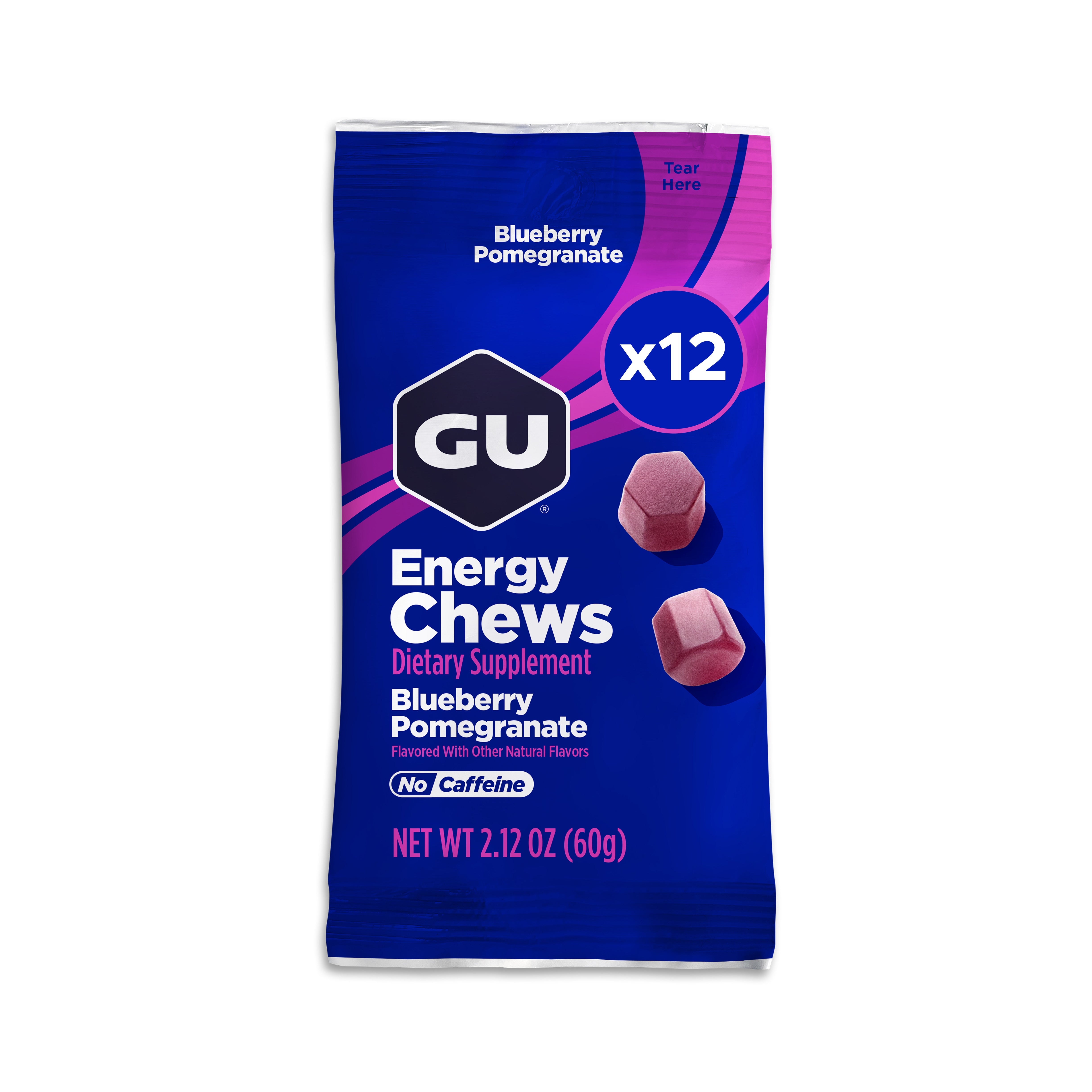 GU Energy Chews caramelle energetiche arancia 12 buste
