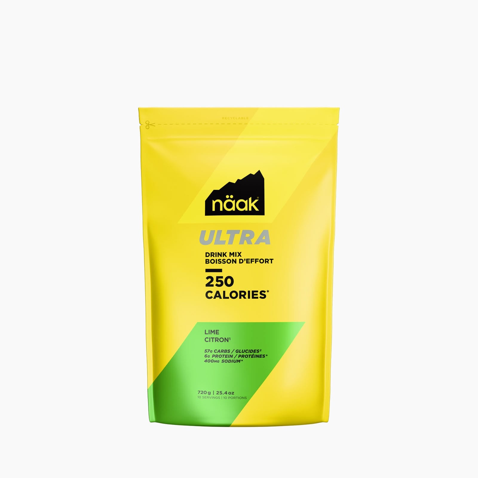 Näak ULTRA Drink Mix 250 polvere energetica lime busta 10 dosi