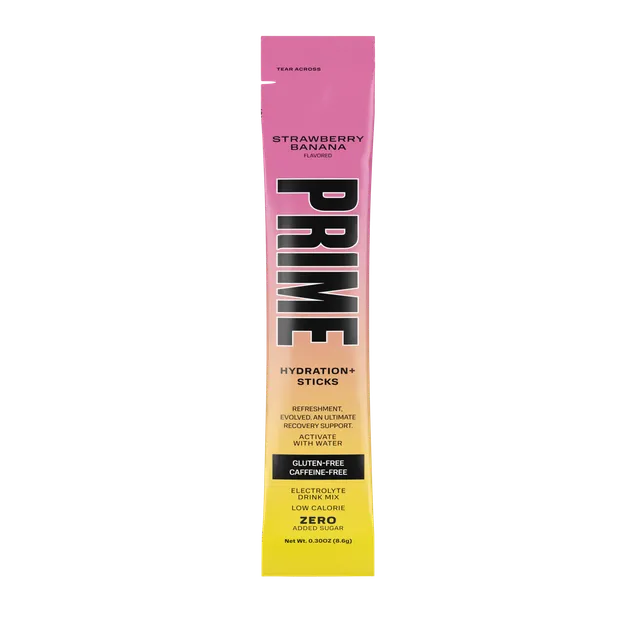 PRIME Hydration+ Sticks fragola banana stick elettroliti