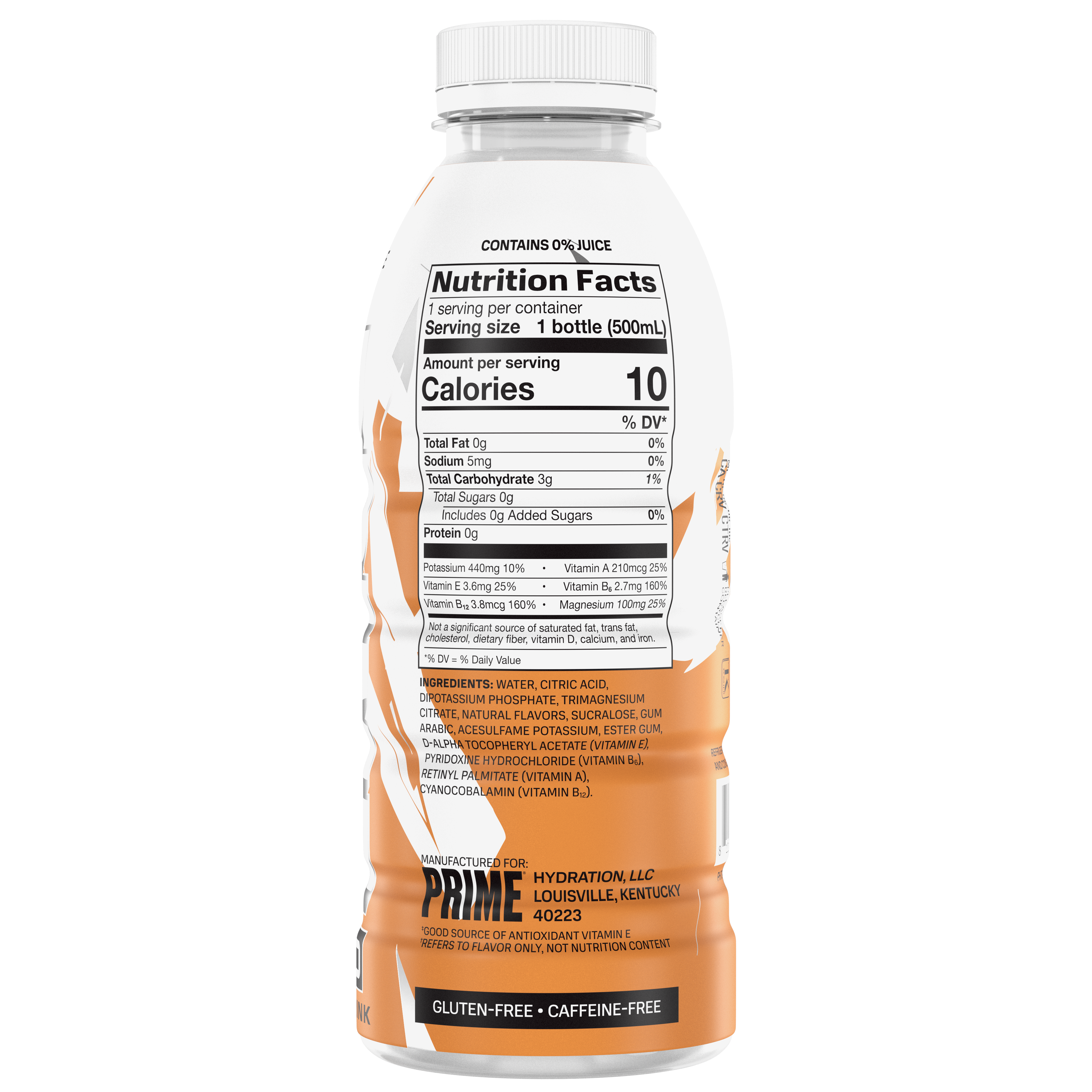 Prime Zero Hydration Orange Ice bevanda idratante zero zuccheri