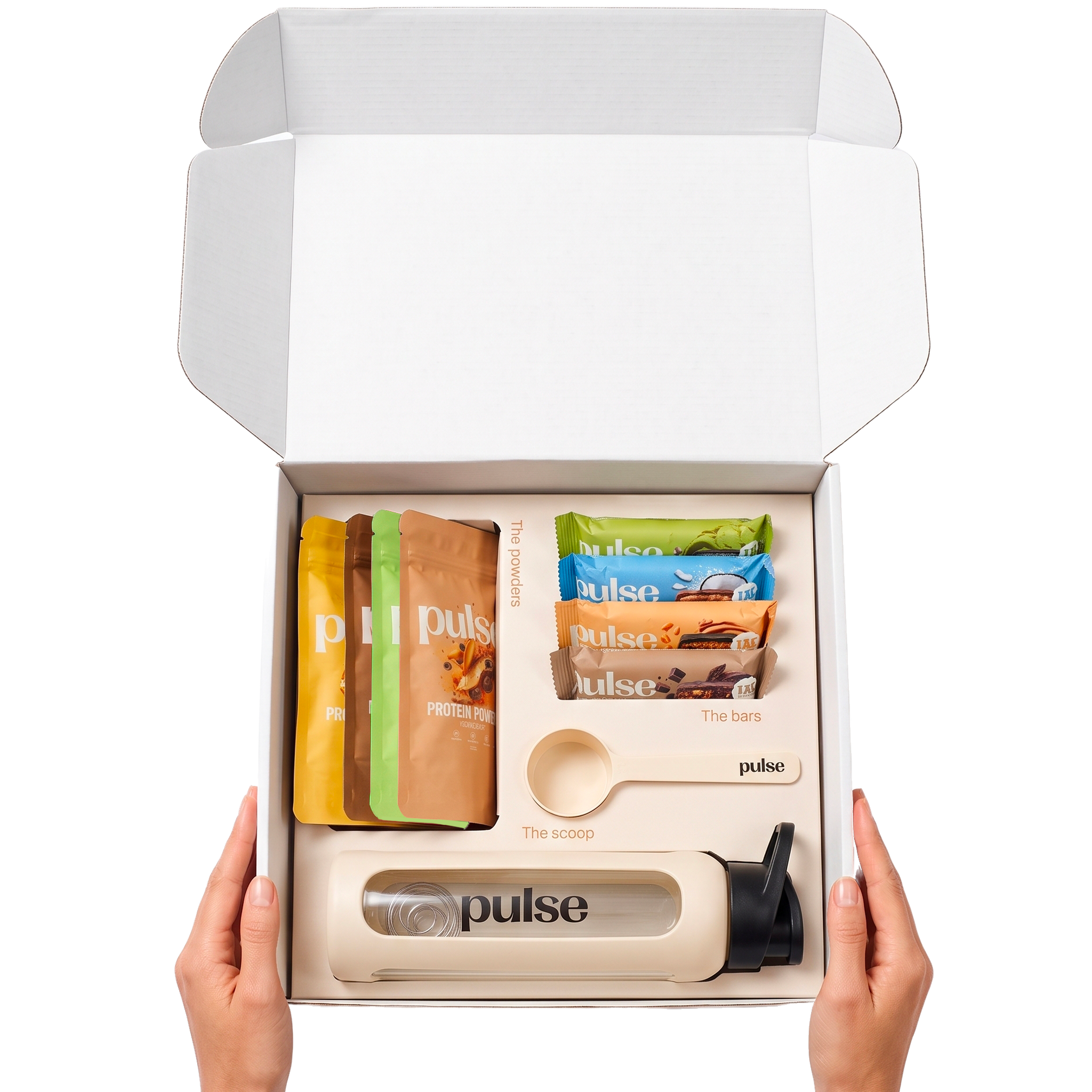 Pulse Packs Starter Pack kit proteico vegano con shaker