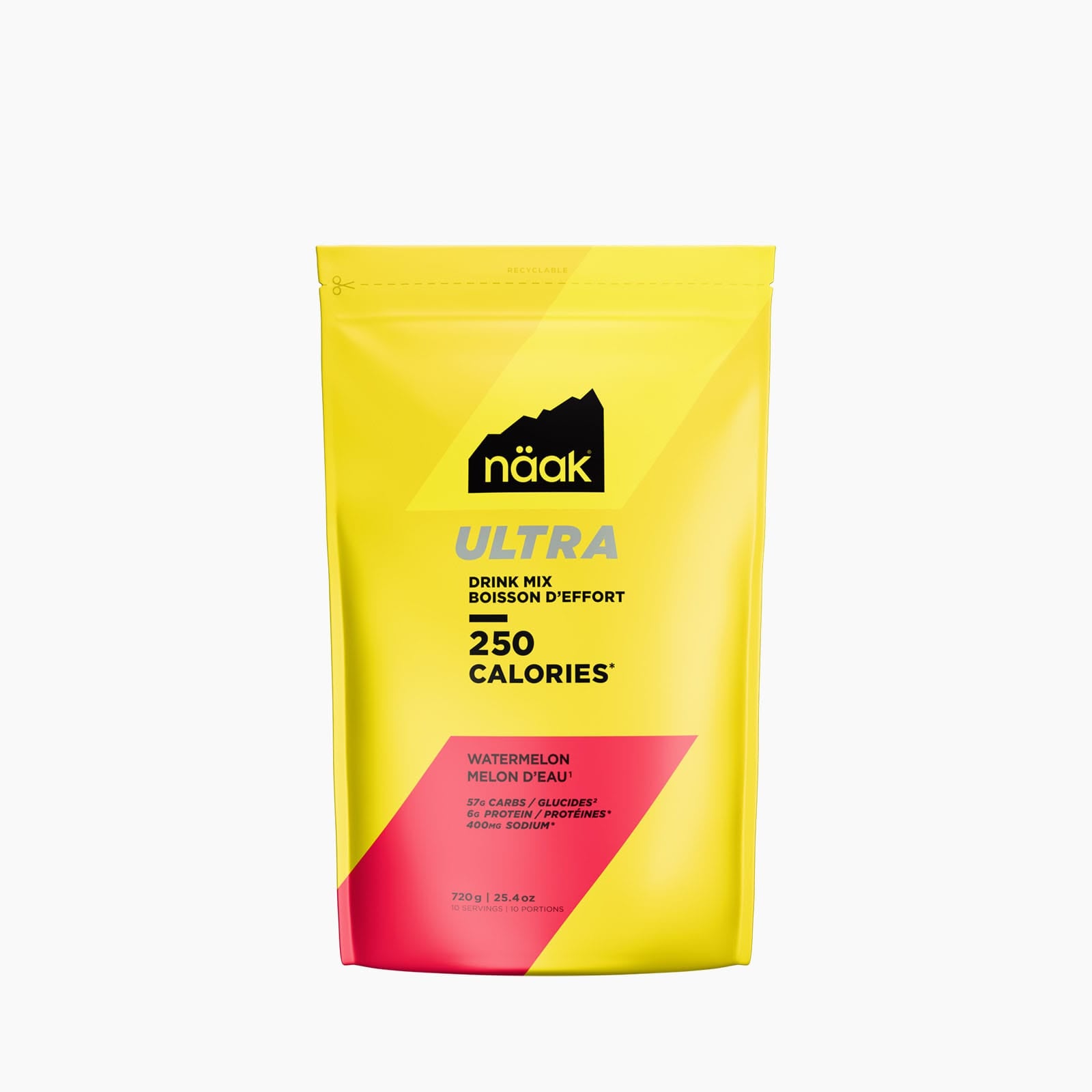 Näak ULTRA Drink Mix 250 bevanda energetica anguria 10 porzioni