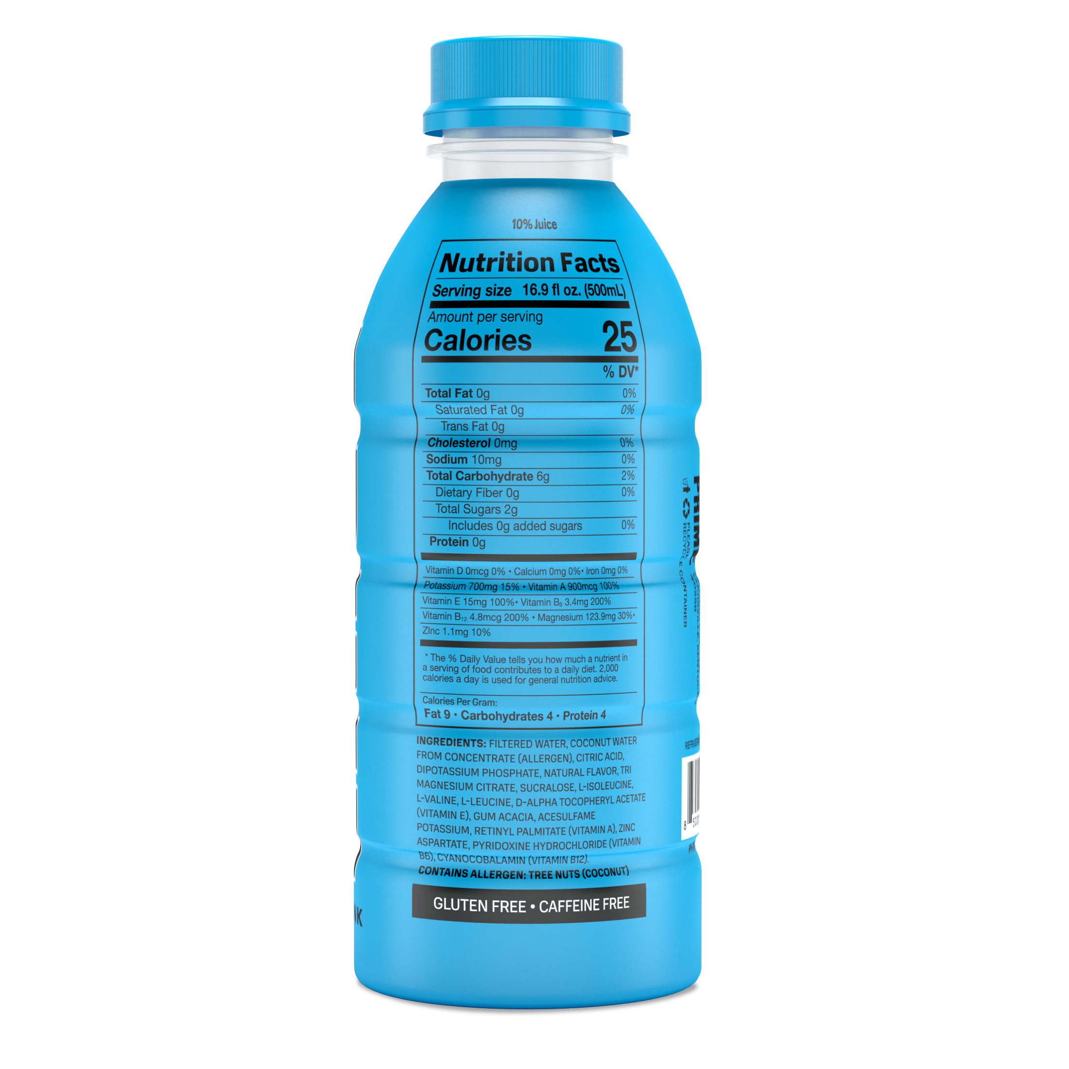 Prime Hydration Blue Raspberry bevanda idratante lampone blu