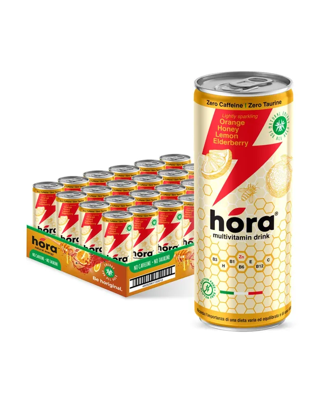 Hora Multivitamin Drink bevanda 24 lattine arancia